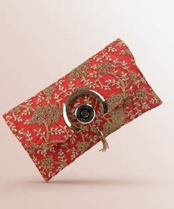 Fancy Walas Party Red Clutch Red - Price in India | Flipkart.com