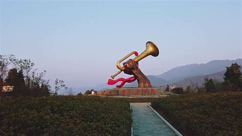 江西吉安：革命圣地井冈山的红色雕塑—高清视频下载、购买_视觉中国视频素材中心