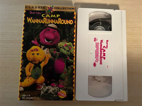 Barney’s Camp WannaRunnaRound Classic Collection VHS Video Tape Sing ...