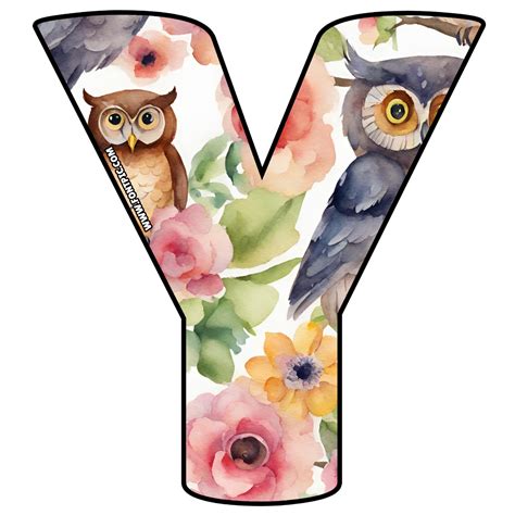 Buho Letter Y - FontPic.com