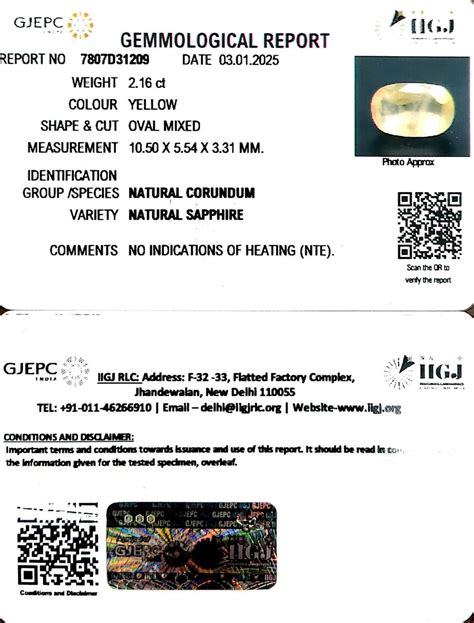 2.16/CT Natural Ceylonese Pukhraj with Govt Lab Certificate-6771 | Gem ...