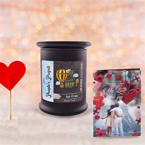 Archies Love Gifts Pack of 2-1 Paraffin Wax Scented Love Candle in a ...