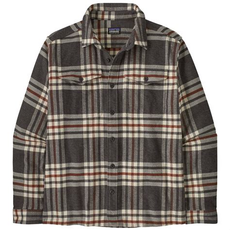 Patagonia Fjord Flannel Shirt - Black 42401-CINB
