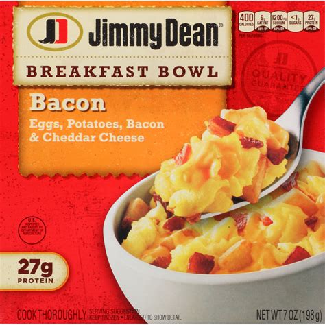 Jimmy Dean® Bacon, Egg & Cheese Breakfast Bowl, 7 oz. - Walmart.com ...