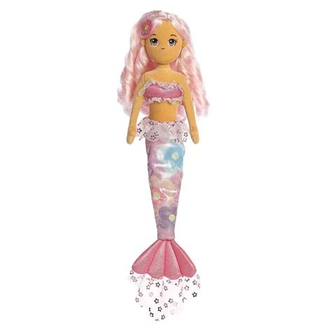 Aurora Large Pink Sea Sparkles Floral Sparkles 18" Lily Enchanting ...