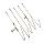 Buy Shining Diva Fashion áSet of 5 Charm Gold Plated Multilayer ...