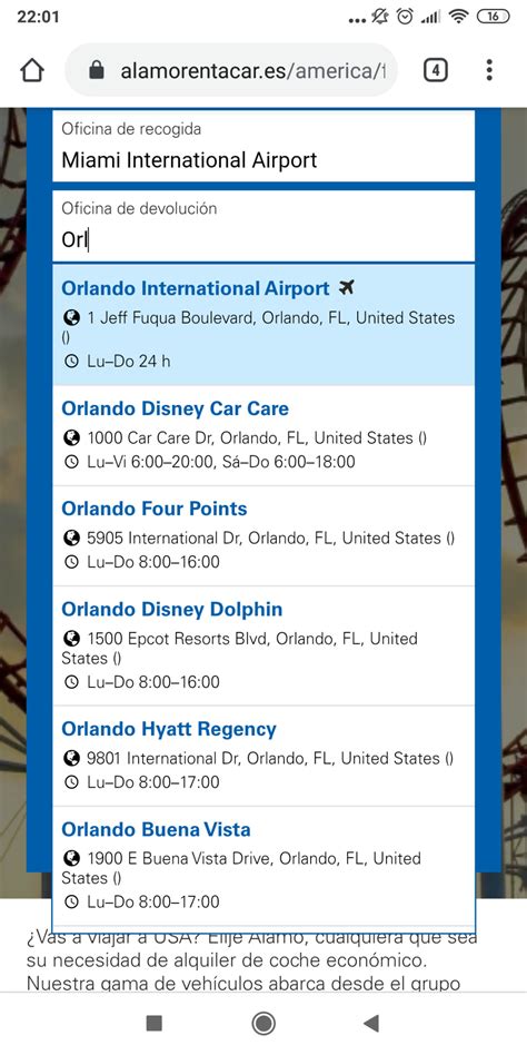 Alamo Disney Car Care Center