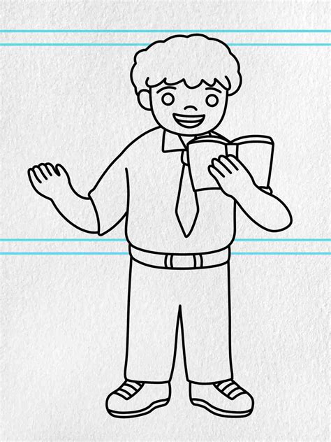 Teacher Drawing - HelloArtsy