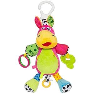 Buy Rachna's Baby Cans Plush Stuffing Stroller Crib Hanging Clip On ...