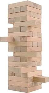 Buy Edu Toys Timber Tower Wood Block Stacking Game, Classic Wooden ...