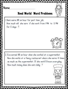 2 Step Word Problems 3rd Grade 的图像结果