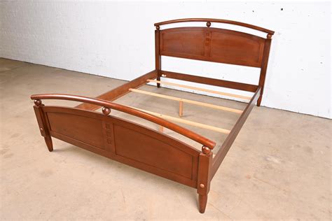 Ethan Allen American Dimensions Modern Cherry Wood Queen Size Bed at ...