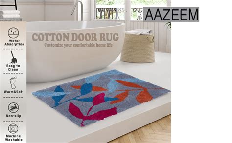 Buy AAZEEM Bath Mat for Bathroom Entrance Soft Door Mat/Hotel Balcony ...