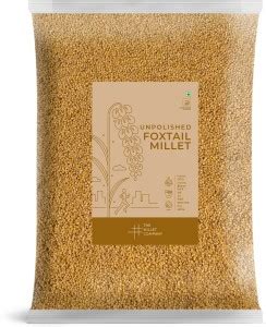The Millet Company 5 Kg Unpolished Foxtail Millet, Kangni, Navane ...
