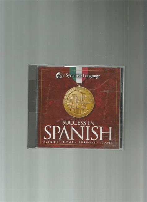 Syracuse Language Success In Spanish (PC), VG | eBay