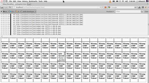 Attacking Defected CSRF Protection:Brute Force