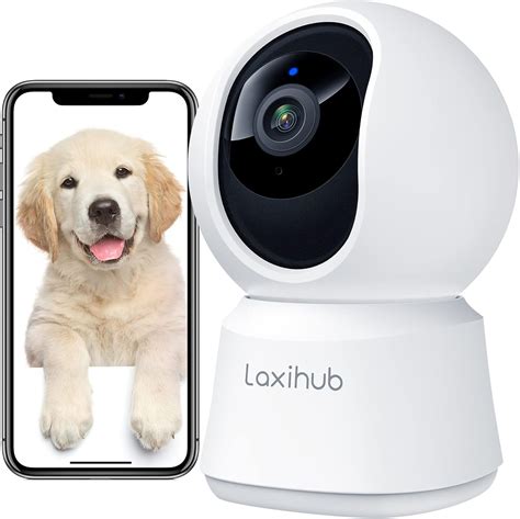 360° View Pet Camera with Phone app, Laxihub Security Camera, P2 Home ...