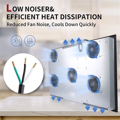 Cooktop 36 inch Induction Cooktop，Built-in 5 Burner IsEasy Induction ...