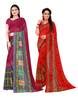 Buy Maroon & Red Sarees for Women by Florence Online | Ajio.com