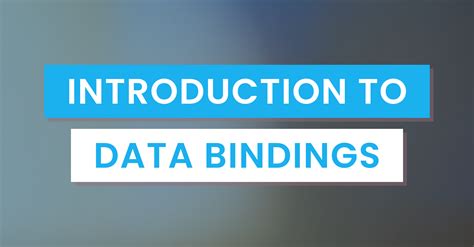Image result for Data binding tutorial
