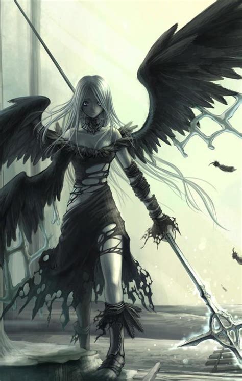 Archangel Seraphiel | | Some Friends Of Mine | Dark anime, Anime angel ...