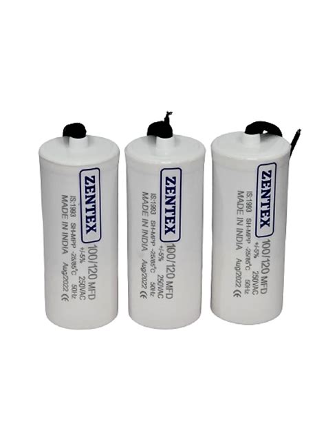 100/120 Mfd CAPACITOR ZENTEX PACK OF 3 : Amazon.in: Industrial & Scientific