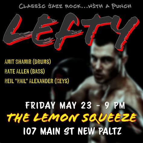 LEFTY w/ Nate Allen (bass), The Lemon Squeeze New Paltz, 23 May 2025 ...