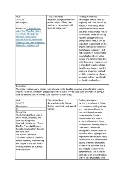 Image result for Epq Log Book Example PDF