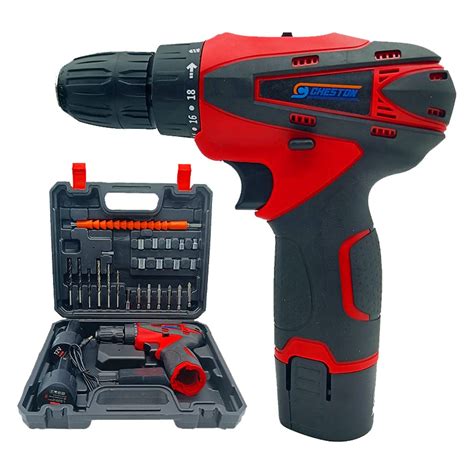 Cheston Cordless Drill KitRed Black ML001..fg : Amazon.in: Home Improvement