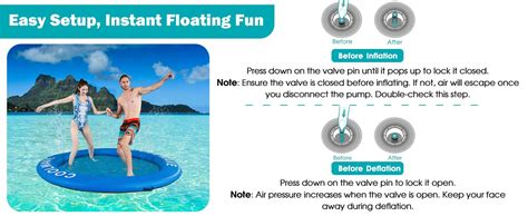 Coolwaveinflatable Water Hammock Floating Dock Inflatable Raft For ...