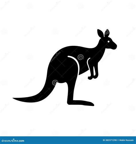 Kangaroo (Macropus Giganteus) In The Australian Outback Stock Illustration | CartoonDealer.com ...