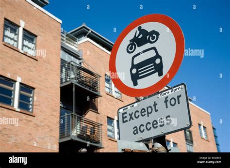 Image result for Highway Code except for Access Sign