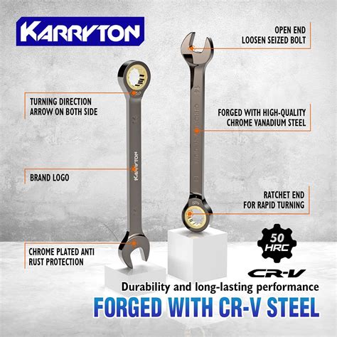 KARRYTON 12-Piece Ratcheting Wrench Set (Metric),72 Teeth India | Ubuy