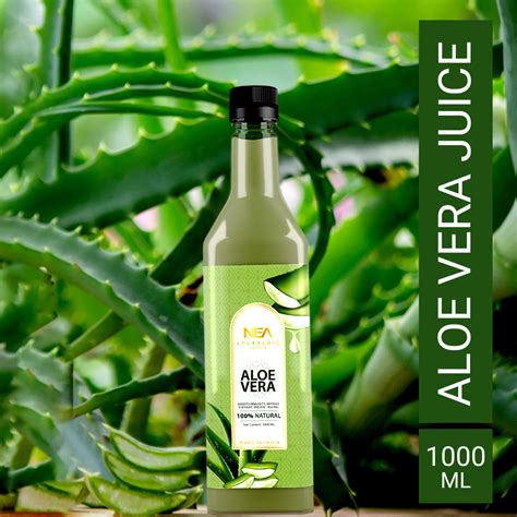NEA Aloe Vera Ayurvedic Juice - Hydration, Healthy Skin, Hair, Anti-Ag ...