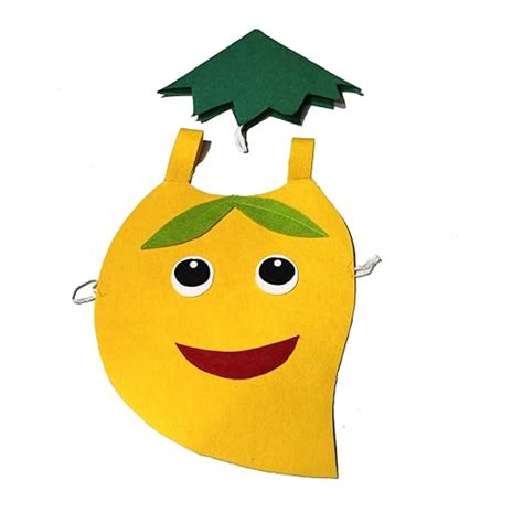 Buy Kaku Fancy Dresses Mango Fruits Costume Paper Cutout With Cap ...