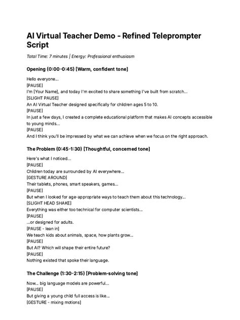 Teleprompter Script Sample 的图像结果