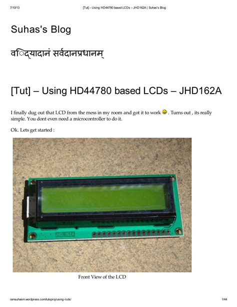 Image result for LED LCD Applications Tutorial