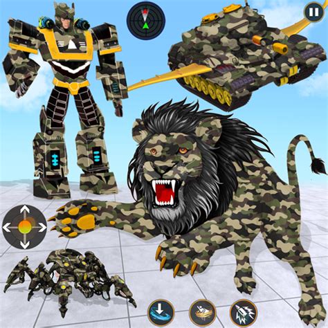 Army Tank Lion Robot Car Games - App on Amazon Appstore