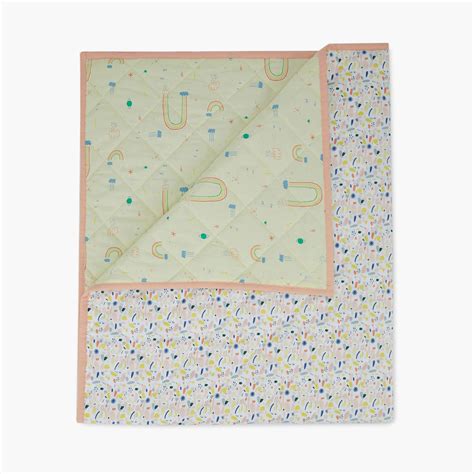 Buy PORTICO Little Peaches Cotton Printed Infant Quilt from Portico at ...