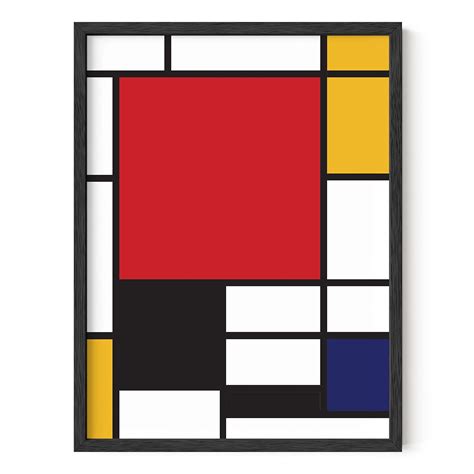 Piet Mondrian Famous Paintings Famous Paintings, Canvas Prints,