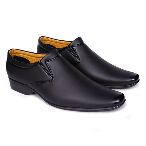 Buy PROMOTE Formal Office Shoes for Man Black at Amazon.in