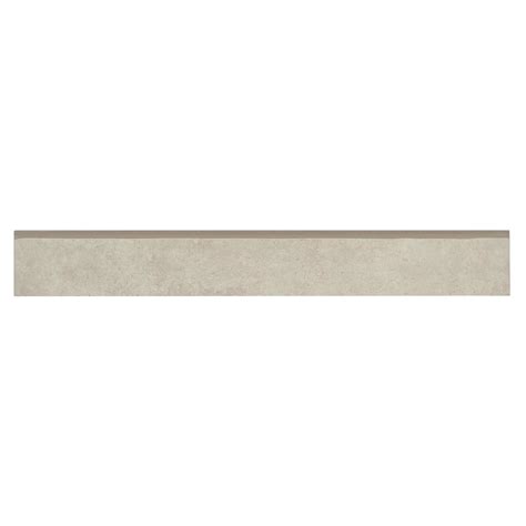 Bedrosians Materika 3" x 24" Porcelain Bullnose Tile Trim in Mud | Wayfair