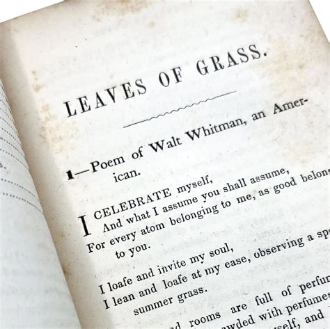 Walt Whitman Poems Leaves Of Grass