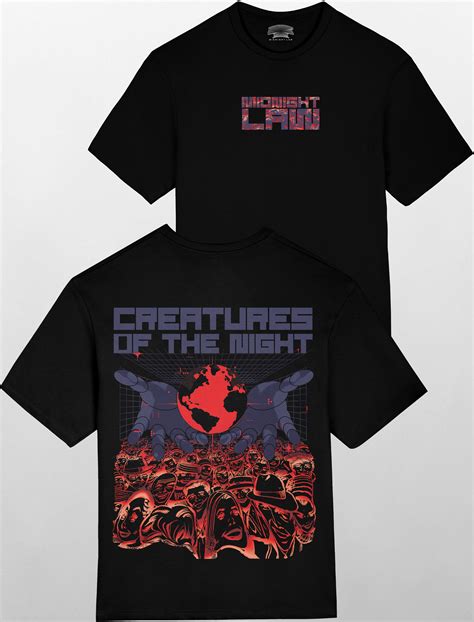 Creatures of the Night Heavyweight Oversized T-Shirt [Unisex] - 280 ...
