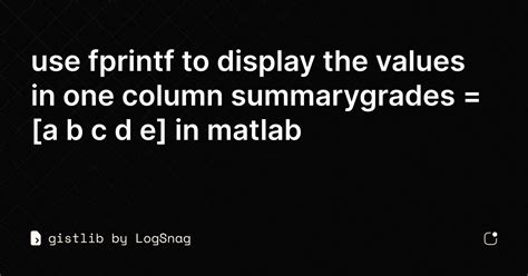 Image result for Fprintf in MATLAB