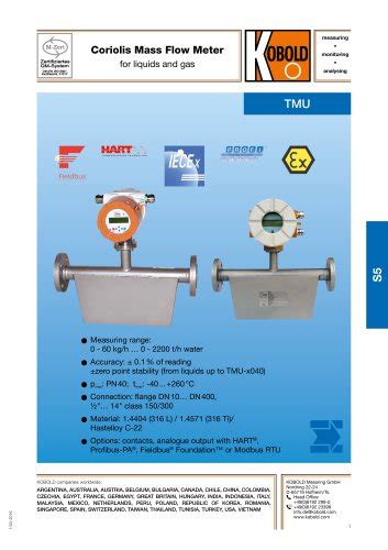 DWD - KOBOLD INSTRUMENTATION - PDF Catalogs | Technical Documentation ...