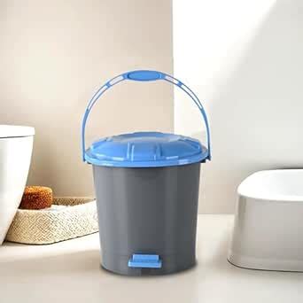 Kuber Industries Pedal Dustbin (7 LTR) Dustbin with Lid | Garbage Bin ...