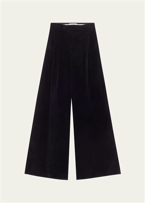 Max Mara Gilly Wide-Leg Corduroy Trousers - Bergdorf Goodman