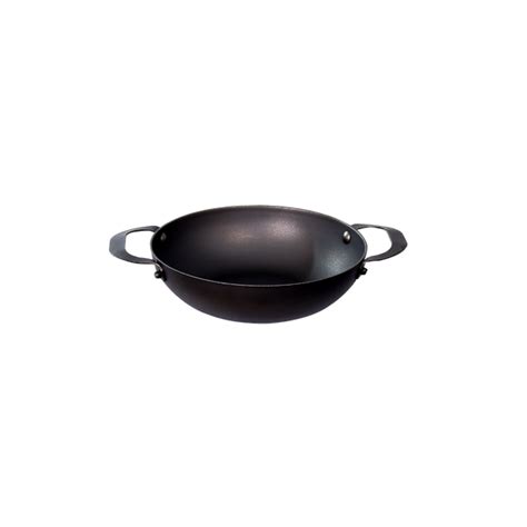 8 Carbon Steel Kadai With Lid - Eco-Friendly Cooking
