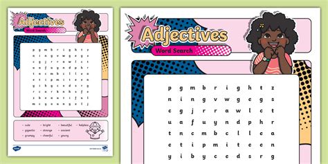 Adjectives Word Search | English | Twinkl Australia